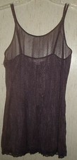 EXCELLENT WOMENS VICTORIA'S SECRET PURPLE LEOPARD PRINT NIGHTGOWN  SIZE S