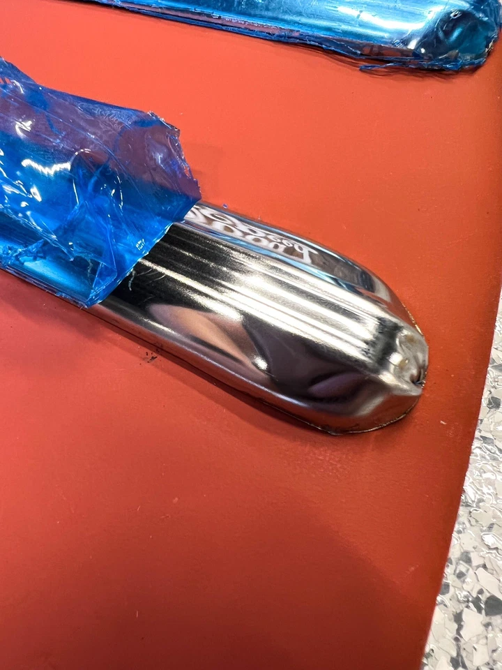 Faldones de guardabarros de acero de montaje exterior con molduras para auto Chevy 1941-1948 Foto 4 de 4