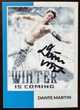 AEW DANTE MARTIN SIGNED One of a Kind Card AEW DANTE MARTIN SIGNED One of a Kind Card