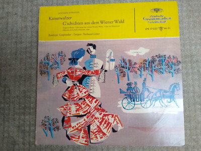 Johann Strauss Kaiserwalzer G'schichten aus dem Wiener Wald Schallplatte LP