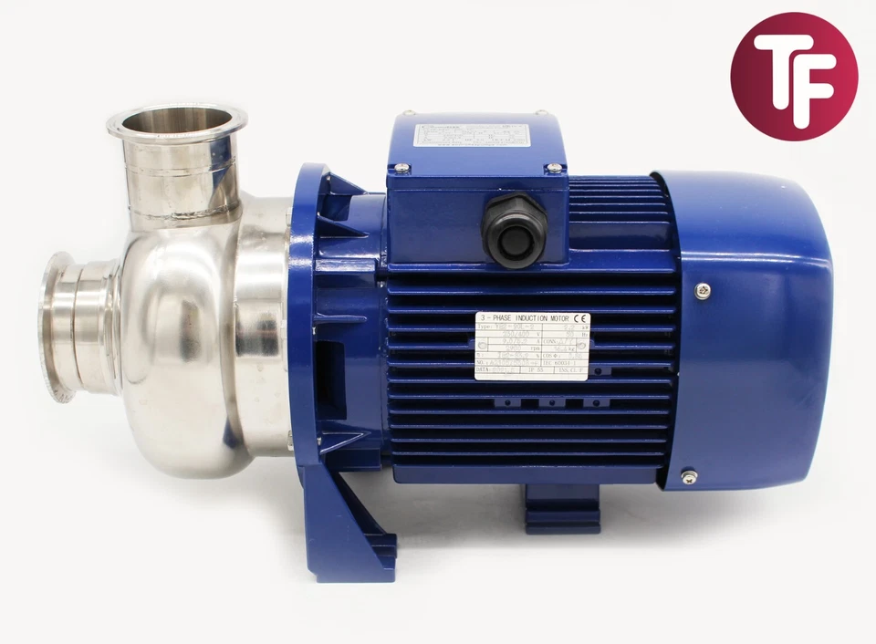 Enviroflex EFO-300-TC 3" Tri-Clamp Centrifugal Impeller Brewery Pump 400v 950LPM - Image 2 of 4