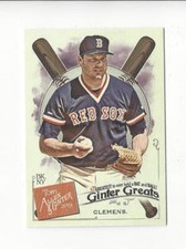 2019 Topps Allen and Ginter Ginter Greats #GG6 Roger Clemens Red Sox