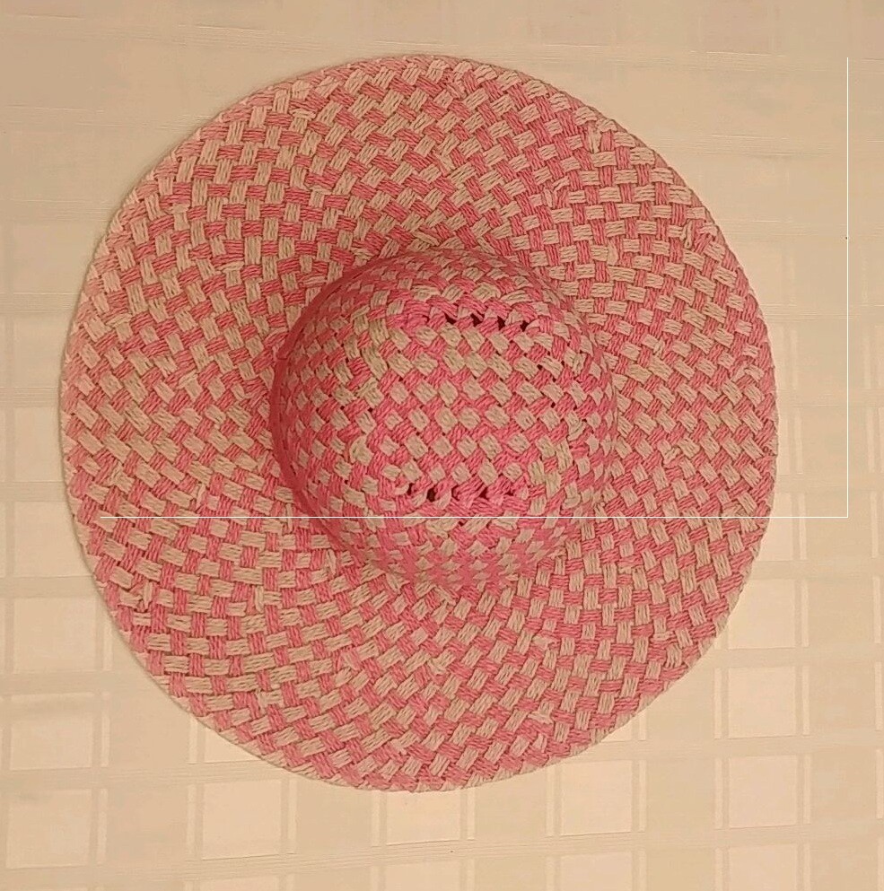 David & Young D&Y Summer Hat Wide Brim Straw Woven Beach  display picture 3