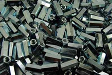 1/4-20 hex coupling nuts zinc plated steel ***200 pcs***