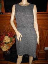 TAHARI, ARTHUR S. LEVINE Gray Pullover Dress * sz 12