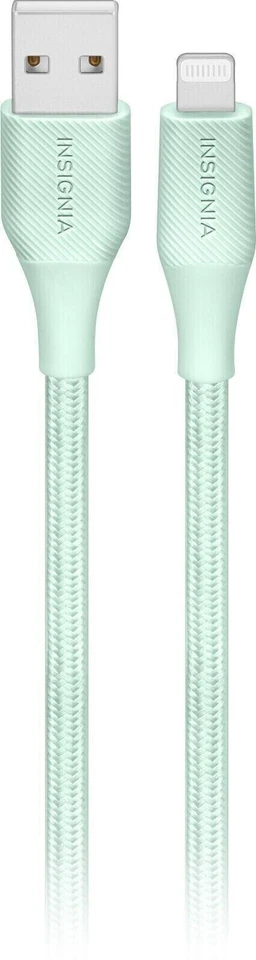 10' Ft GREEN Charge Sync Cable FOR iPhone 14 13 12 XR XS iPhones To USB MFi - Image 3 of 3