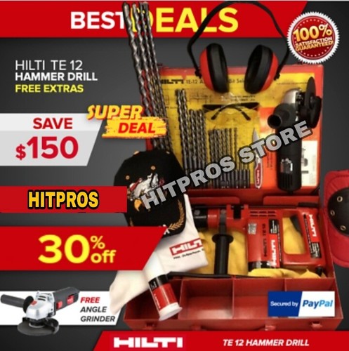 HILTI TE 12 USATO, SMERIGLIATRICE ANGOLARE LIBERA, PUNTE, EXTRA, SPEDIZIONE VELOCE - Foto 2 di 3