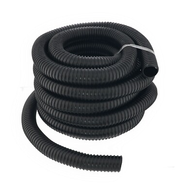 Wasserschlauch Abwasserschlauch Wohnmobil 40mm PVC Spiralschlauch 10m hose black