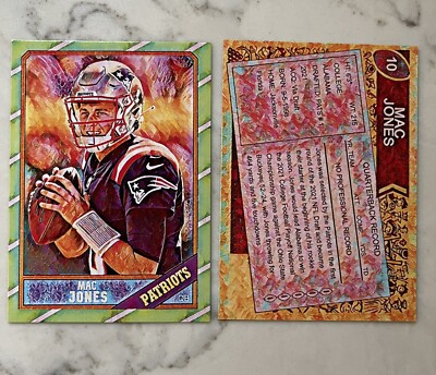 2021 NFL Draft Mac Jones Rookie Project Style ACEO Custom Card Limited V.2