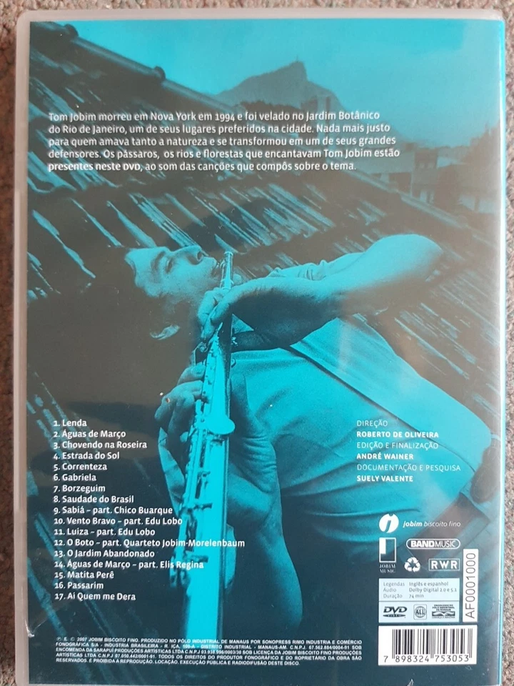 ANTONIO CARLOS JOBIM - Aguas De Marco - Region Free DVD English Language - Image 2 of 2
