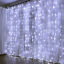 thumbnail 18  - 300 LED Curtain Fairy Lights USB String Indoor Outdoor Hanging Wall Lights Party