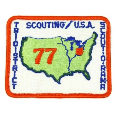 1977 Tri District Scout-O-Rama Patch