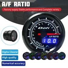 2" 52mm 7 Color LED Pointer & Digital Narrowband Air Fuel Ratio Gauge Meter