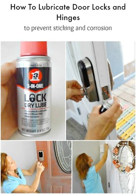 Lock DRY LUBE 2.5 oz spraY can lubricant for locks padlocks 3-IN-ONE Oil  120077