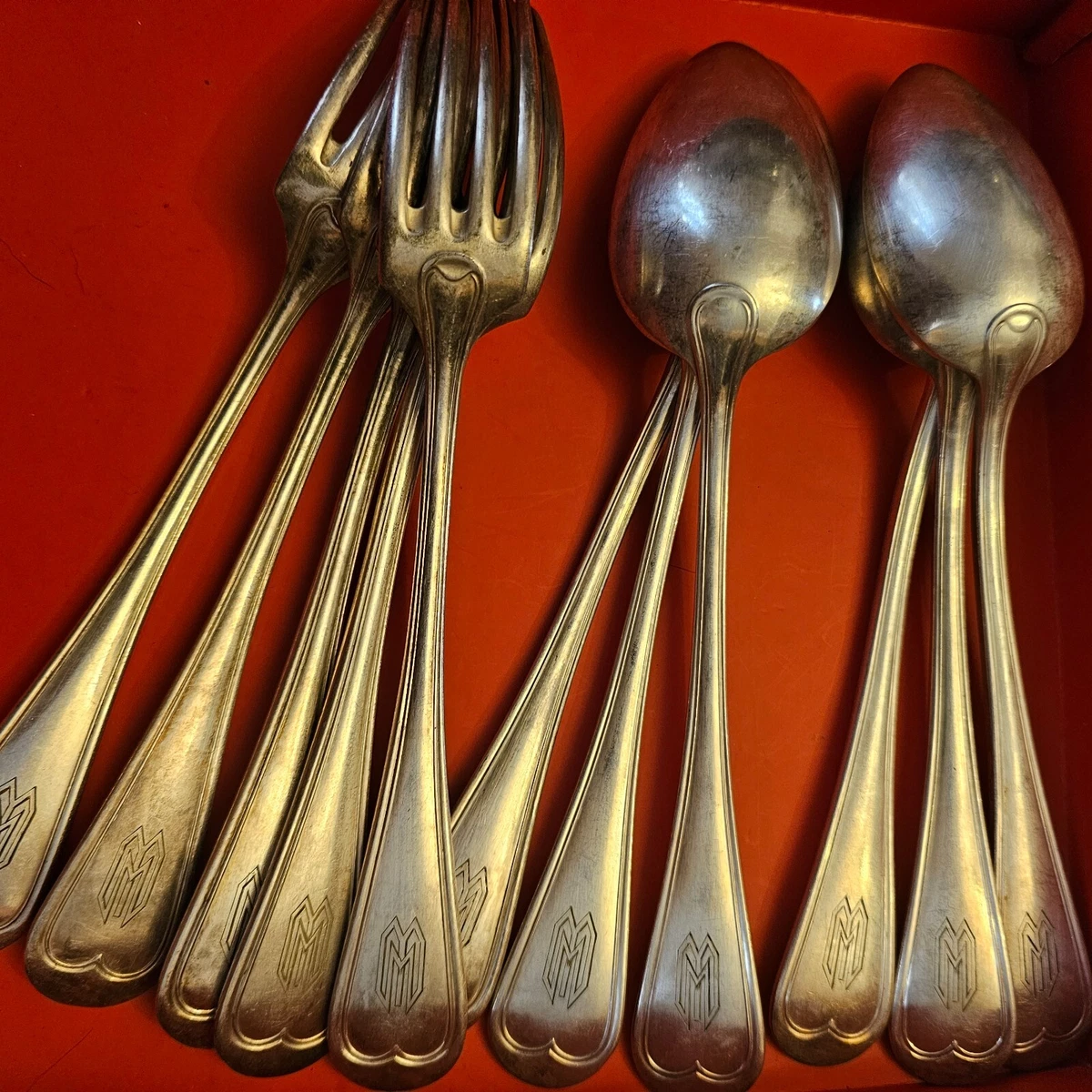 Coffret de 12 fourchettes en métal argenté APOLLO - Collection