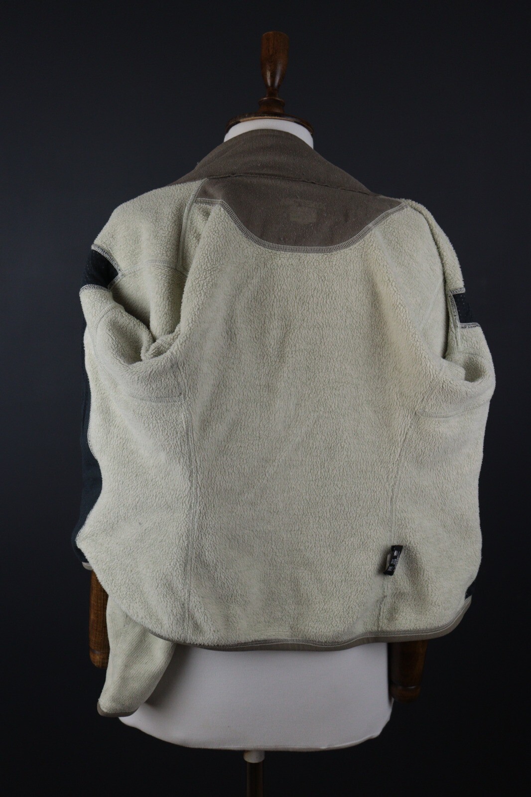 ARC'TERYX ARCTERYX Polartec giacca in pile da esterno cerniera intera avorio taglia S