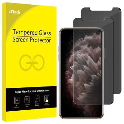 JETech Privacy Screen Protector for iPhone 11 Pro/XS/X 5.8-Inch, 2-Pack