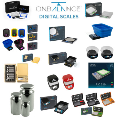On Balance Digitalwaage Kenex Präzisions-Taschenwaage Tuff-Weigh 0,00 Gramm 2dec