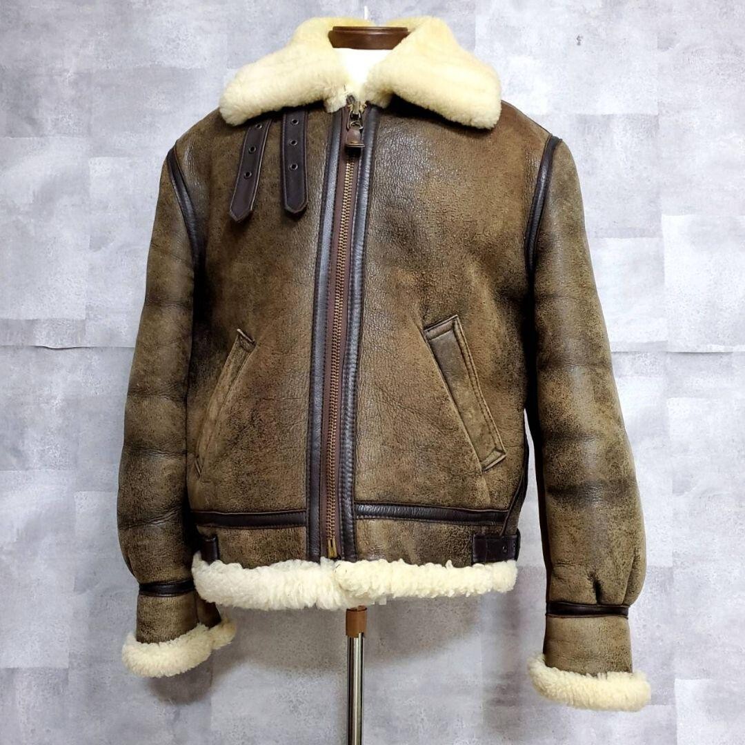 Schott B-3 Leather Bomber Jacket 1986A AC-18606 DWG 44H2486 Sherpa  