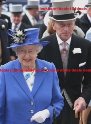 QUEEN ELIZABETH Photo 5x7 Prince Philip England Great Britain Collectibles