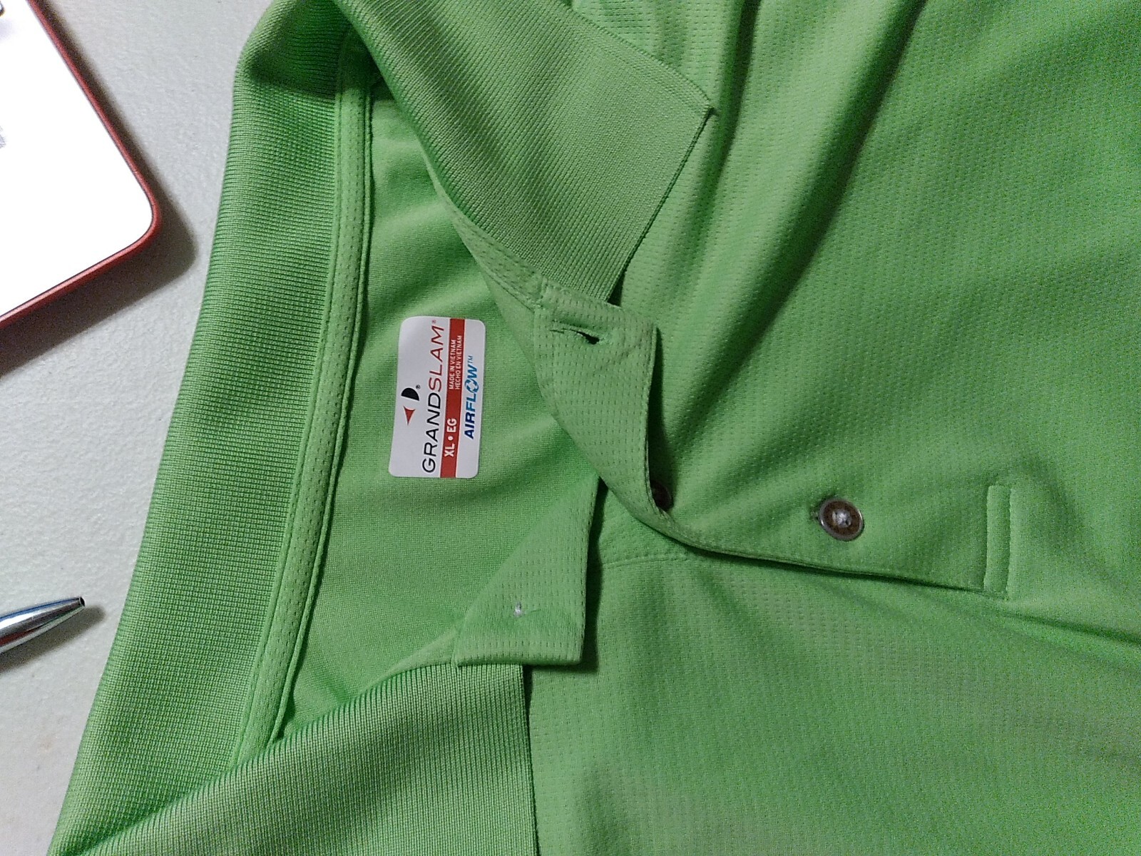 🔥Grand slam Men's Polo Golf Shirt XL Cotton blend EUC eBay