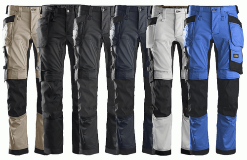 Snickers 6241 AllroundWork, Stretch Work Knee Pad Trousers Holster Pockets - Picture 1 of 4