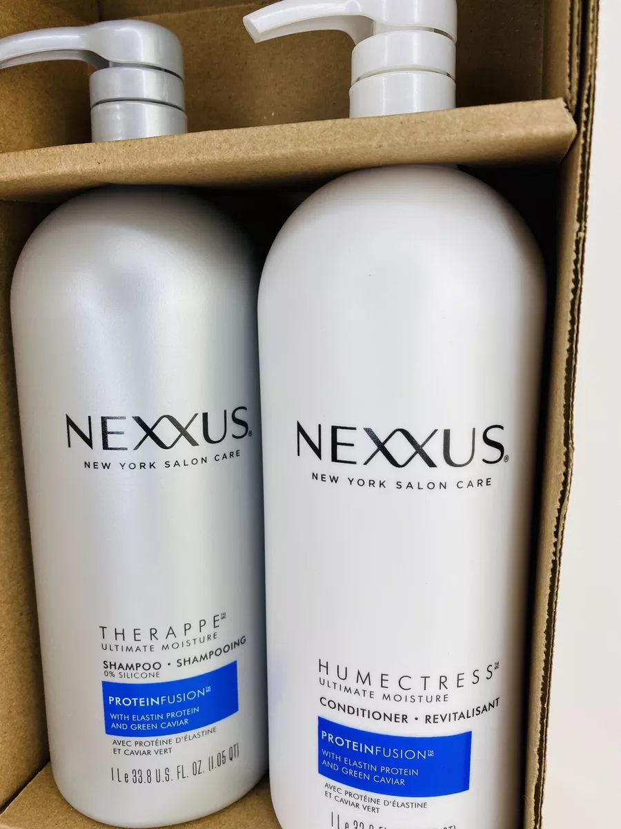 NEXXUS THERAPPE Ultimate Moisture Shampoo & Conditioner 33.8 oz Protein  Fusion 794628212647