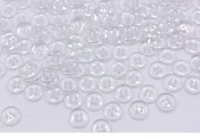 Transparent Buttons, 4 Hole Button for Shirts, Sewing, Knitting , Tailoring