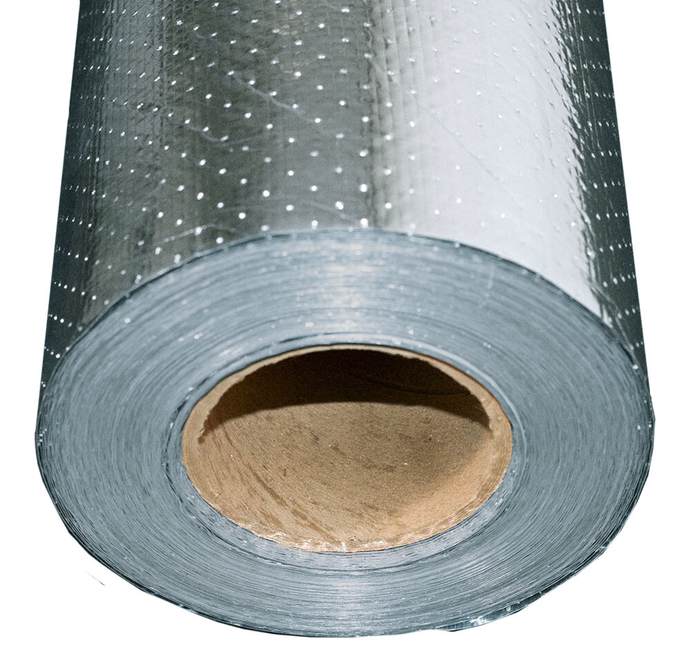 IES 1000 Sq Ft Reflective Foil Radiant Barrier - Industrial Strength 70G Perforated Attic Insulation