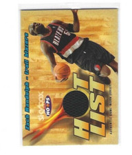2004-05 NBA Hoops Basketball Hot List Jerseys #HL/ZR Zach Randolph - Blazers