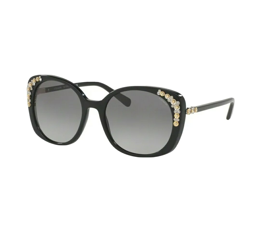 Coach HC8186B L1595 500211 Black Frame With Gold Floral  display picture 2