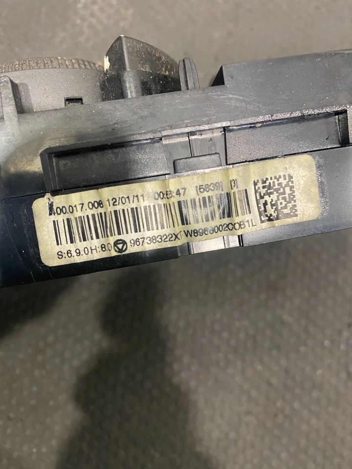 Peugeot 3008 MK1 2011 unidad de control de clima 96738322XT #10 Foto 3 de 4