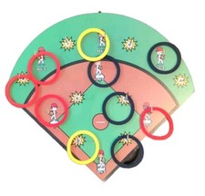 Firebubbles Baseball Hook And Ring Toss Game 15" X 14"