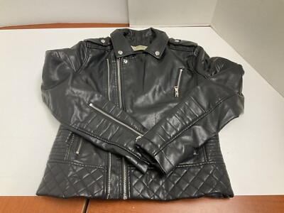 AFTF Basic Outerwear Womens Faux leather jacket - Large