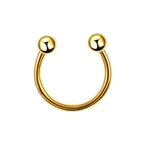 6MM-14MM HUFEISEN PIERCING SEPTUM HELIX NIPPEL OHR NOSE HORSESHOE NASENPIERCING - Bild 4 von 6