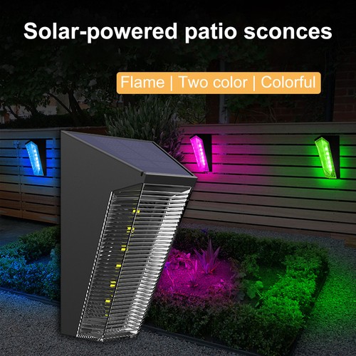 2pcs Garden Led Lamps Weather Resistant Decorative Solarpowered Led