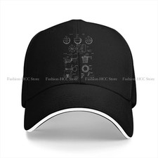 Personalized Visor Caps with Multicolor Basketball Patent Print