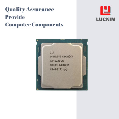 Intel Xeon E3-1220V6 CPU - Socket LGA 1151 4 Cores 4 Threads 3.0GHz 8MB L3 Cache