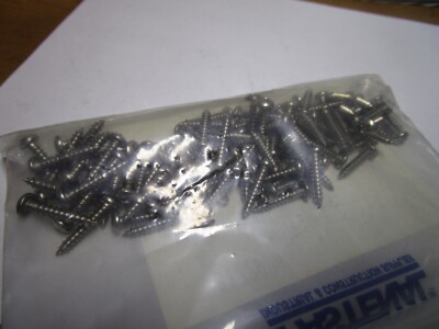 #6-18 x 3/4'' Phillips Pan Head 18-8 Type A Point S/S Sheet Metal Screw QTY 100