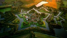 Landscape netherlands nature trees village sunset europe Custom Gaming Mat Desk