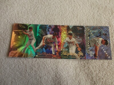 Fleer / MLB ''CAL RIPKEN Jr'' - 1998 uncut sheet of 4 Promo Trading Cards 