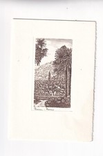 D5671) MERANO - 2 belle vecchie CARTE PIEGHEVOLI acqueforti - MERANO Tyrolia ...