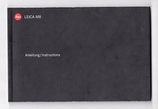 Leica M8 2006 Camera Instruction Book / Manual / Guide In English  German