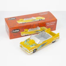 Yellow Car Convertible Lowrider Polystone Cigarette Ashtray with Storage