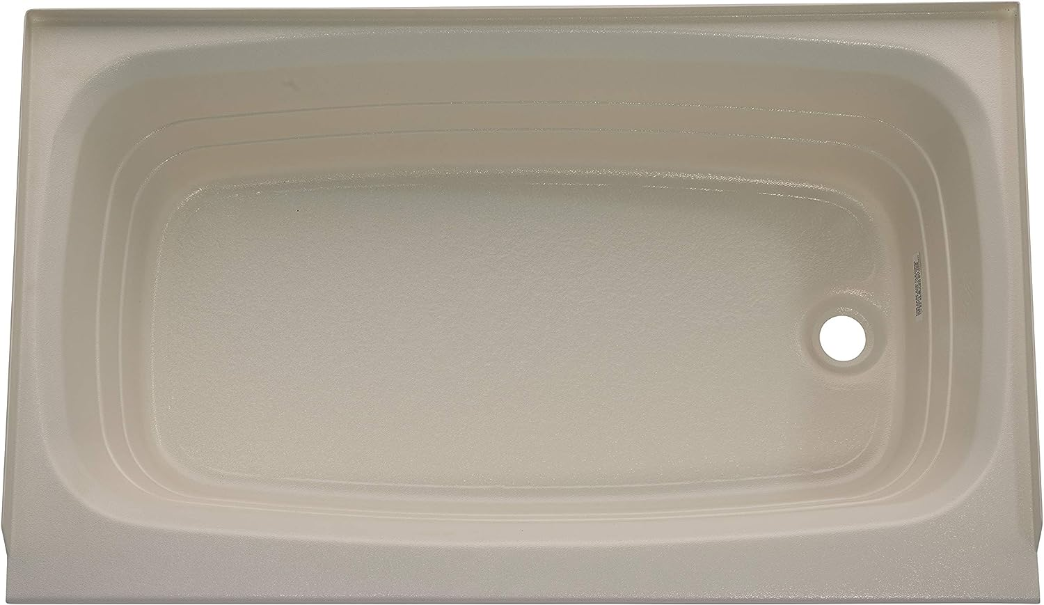 Bathtub with Right Drain, ScratchResistant ABS Acrylic for Rvs, Travel