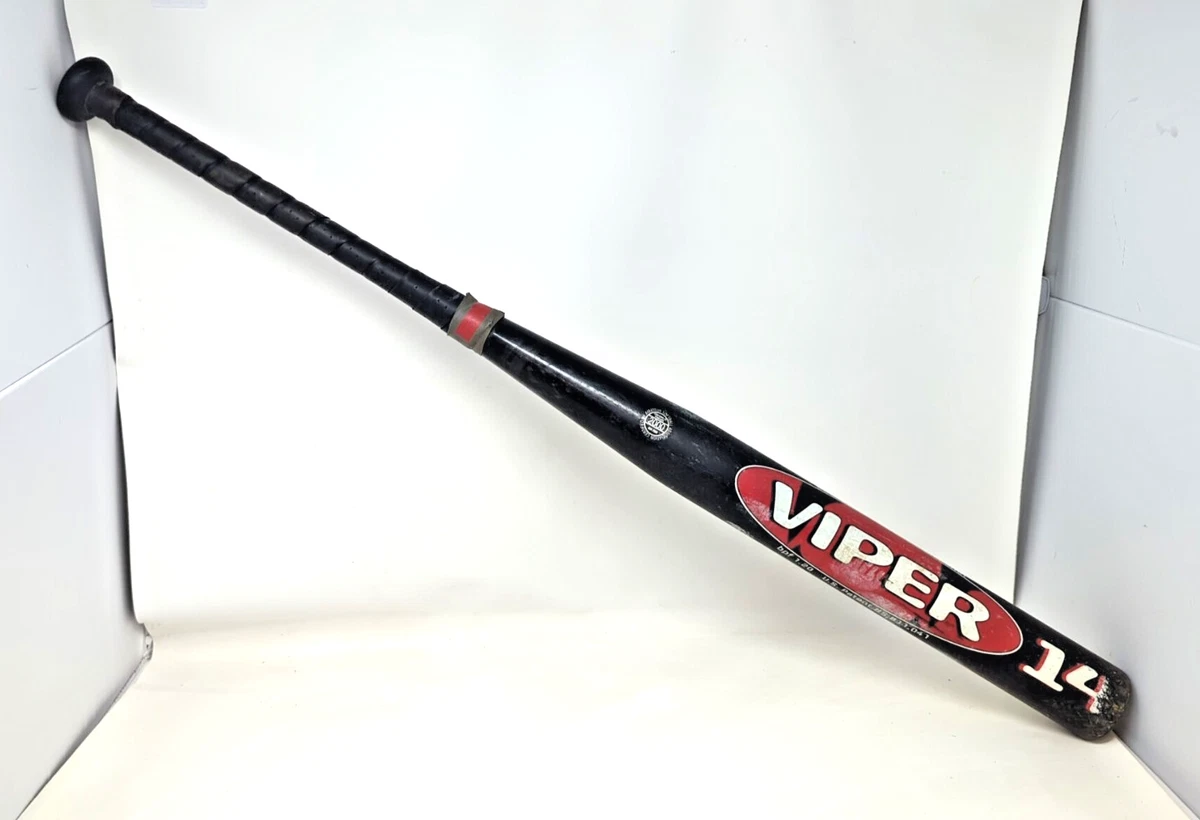 Batte Softball Miken Maniac - Alliage Métal - 34 Pouces / 26 Oz - Noir/Rouge - Occasion