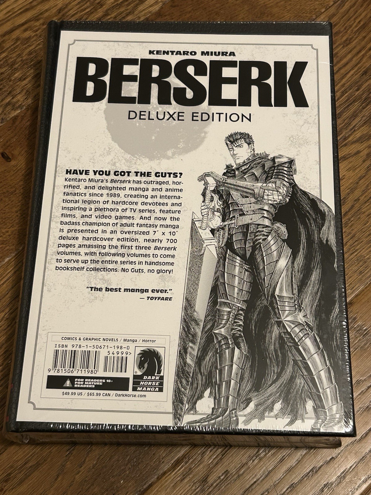 Berserk Deluxe Volume 1 by Kentaro Miura (Hardback Book) (New&CellophaneSealed)