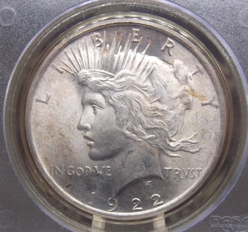 1922 "P" Peace SILVER Dollar $1 PCGS MS63 #354 OGH Uncirculated BU ECC&C, Inc.