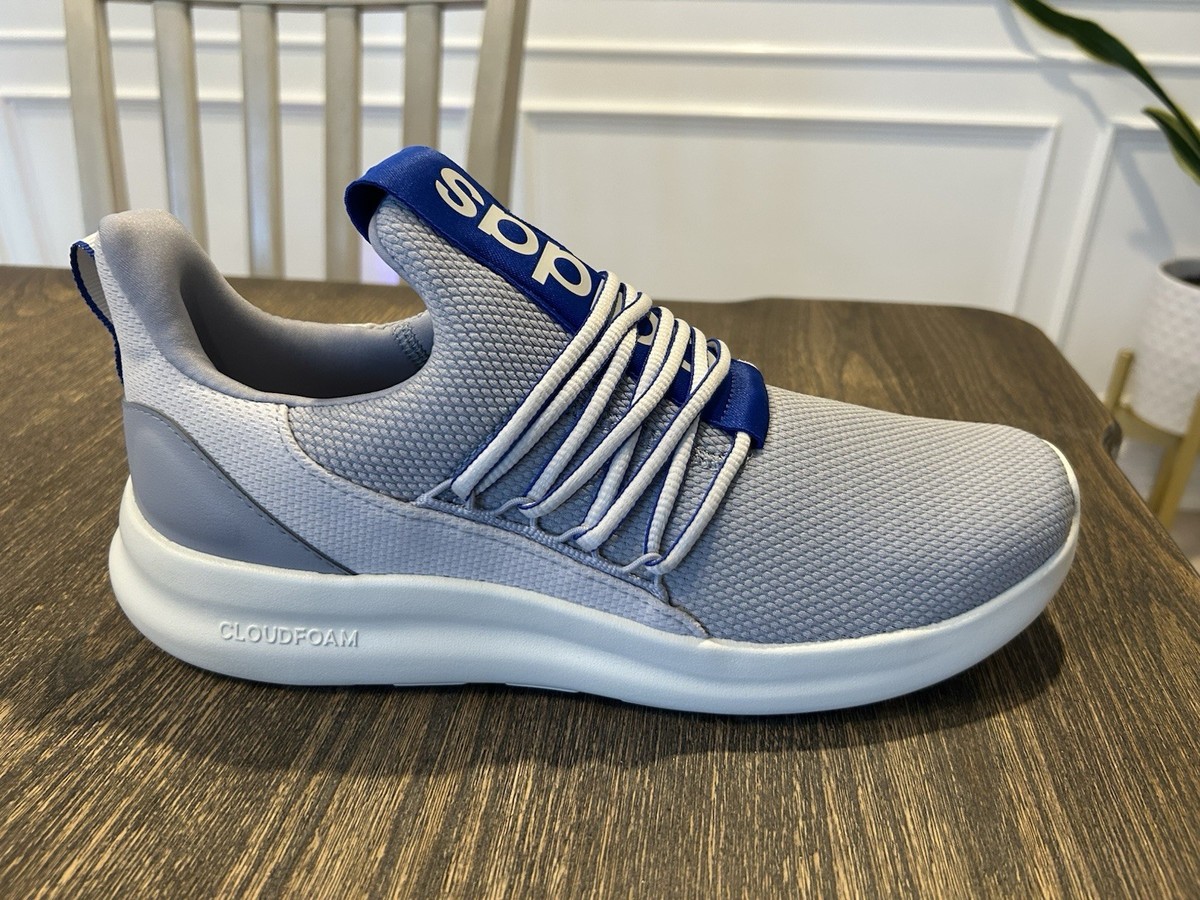 adidas Lite racer Adapt Mens Gray Blue Sneakers JI4982 Slip On