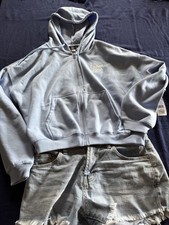 VOLCOM STONE true To This Hoodie Get Up Zip NWT M Blue Women s